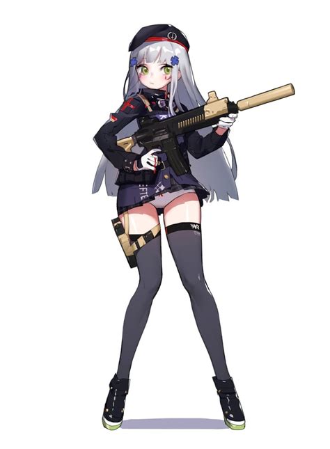 hk416 (girls' frontline) drawn by kurt_bestor | Danbooru