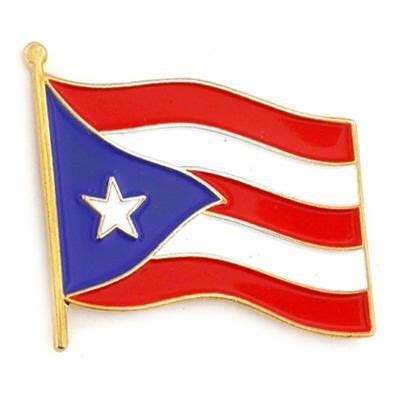 Puerto Rico Flag Pin . $3.95 | Flag pins, Flag, Country flags