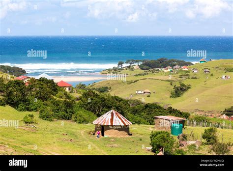 South Africa: the village of Nqileni in the Eastern Cape province Stock ...