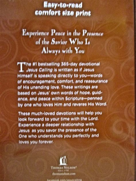 Personalized JESUS CALLING Large Print Sarah Young - Etsy