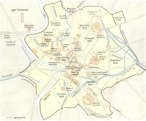 Ancient Roman Aqueducts Map