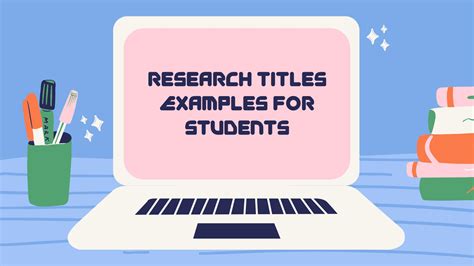 80+ Exceptional Research Titles Examples in Different Areas