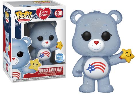 Funko Care Bears POP Animation America Cares Bear Exclusive Vinyl ...