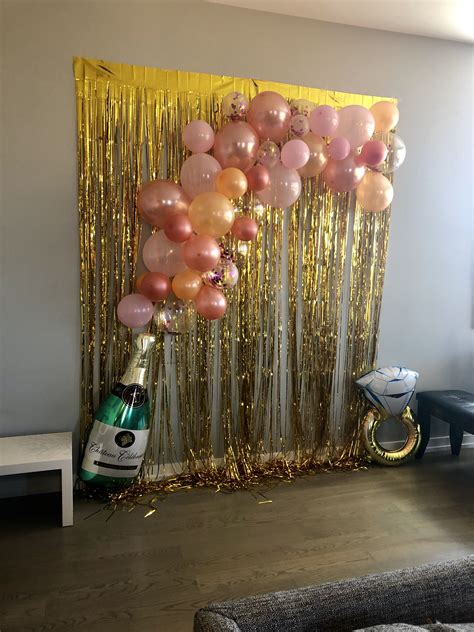 Champagne wall | Diy birthday wall decorations, Simple birthday decorations, Birthday ...