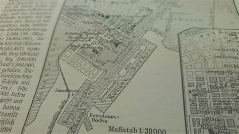 1907 Vintage Port Said Map