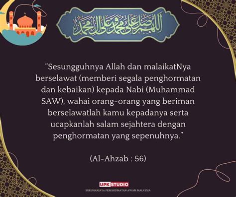 Teks Selawat Nabi Sempena Maulidur Rasul