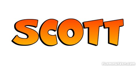 Scott Logo | Free Name Design Tool from Flaming Text