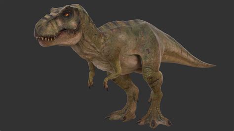 Jurassic Park Tyrannosaurus Rex - 3D Model by TheBartArt