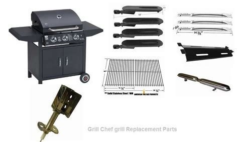 Grill Chef BBQ Replacement Parts | Gas bbq, Bbq parts, Grill parts