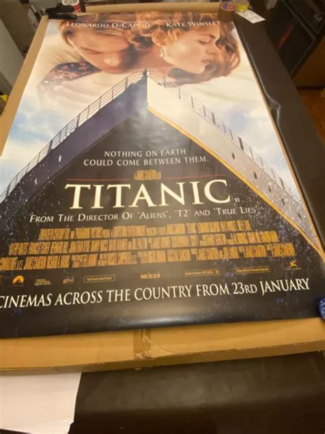 TITANIC MOVIE RELEASE Poster 40x60 inch Leonardo Dicaprio And Kate ...