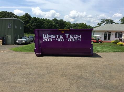 Waste Tech's 20 yard purple dumpster #purpledumpster #wastetech #dumpsterrental | Dumpster ...