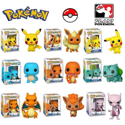 Funko Pop Boneco Funko Pop Pokemon / Pikachu / Squirtle / Bulbasaur ...