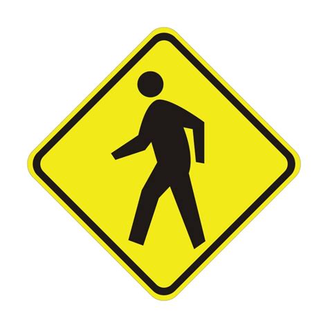 Pedestrian Crossing Sign (W11-2) | Advanced Sign