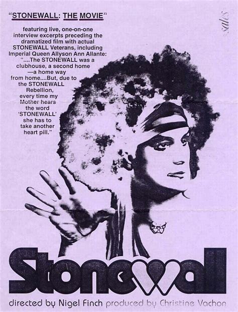 "Stonewall: The Movie" (1996) is a drama/comedy film about the original Stonewall Club leading ...