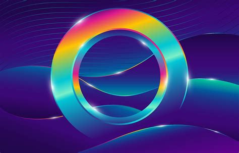 Neon Light Circle Background 14959987 Vector Art at Vecteezy