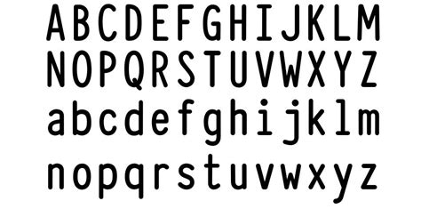 Typewriter Condensed font by Volker Busse - F25 Digital Typeface Design | FontRiver