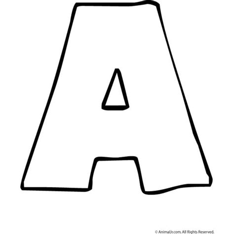 Bubble Letter A | Craft Jr. | Bubble letters, Letter a crafts, Bubble ...