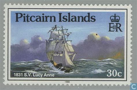 Ships 30 (1988) - Pitcairn - LastDodo | Pitcairn, Stamp, Post stamp