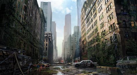 NY Apocalypse by Giao Nguyen | Matte Painting | 2D | CGSociety | Apocalypse landscape ...