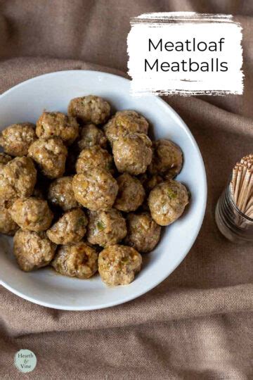 Meatloaf Meatballs: Great Game Day or Party Snack