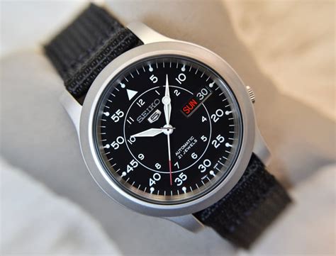 Seiko 5 Military Field SNK809 With Black Sporty Dial Nylon... for $167 for sale from a Seller on ...