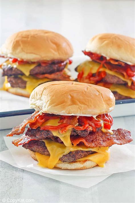 Wendy's Baconator Burger - CopyKat Recipes