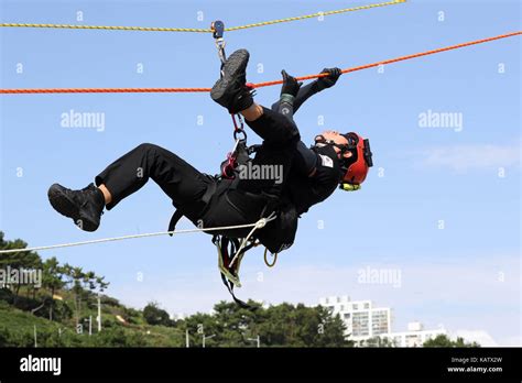 28th Sep, 2017. Coast Guard holds rescuer competition A Coast Guard ...