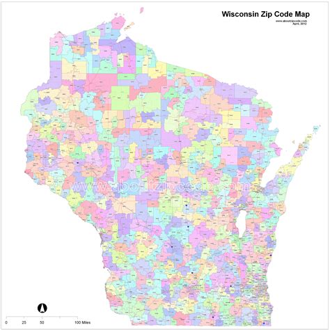 Wisconsin Zip Code Maps - Free Wisconsin Zip Code Maps