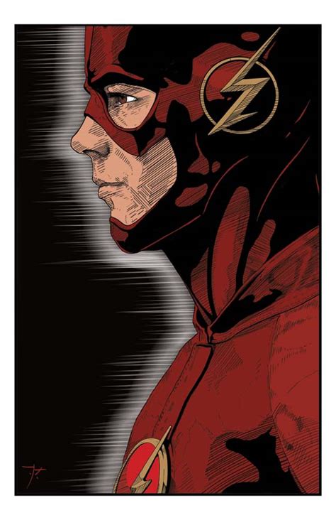 The Flash drawing, Art Poster by artof7r on DeviantArt