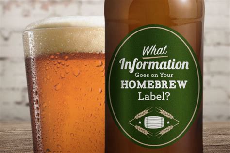 What Info Should Be on Your Homebrew Label?