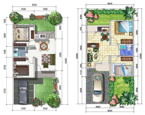 Contoh Denah Rumah Minimalis Modern, Nyaman, dan Sederhana - arsitag blog