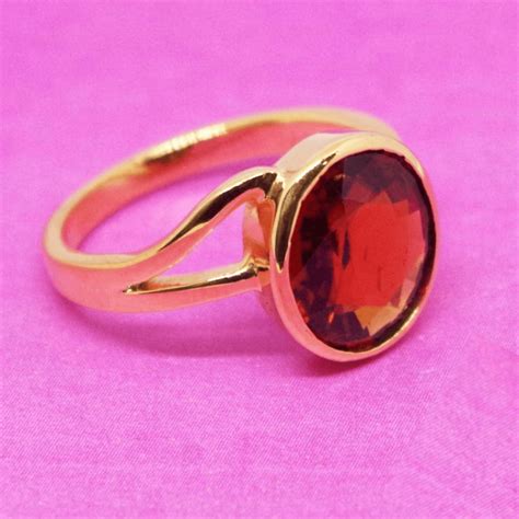 Natural & Certified Gomed Rings | Hessonite Garnet Ring