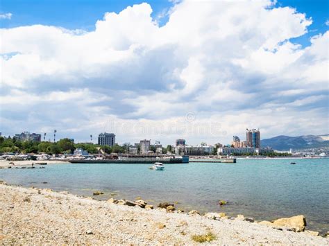 View of Waterfront in Novorossiysk City Editorial Photography - Image of quay, port: 154068502