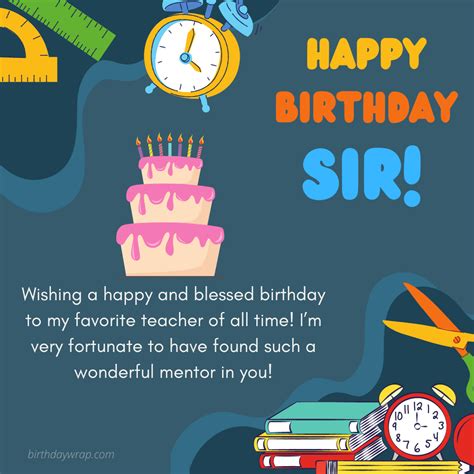 Happy Birthday Wishes for Class Sir Birthday Wishes For Sir, Birthday ...