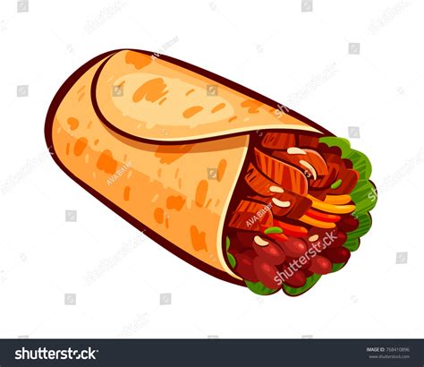 600 Cartoon Breakfast Burrito Images, Stock Photos & Vectors | Shutterstock