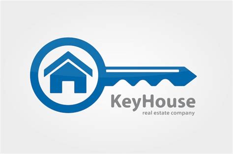 Real estate key logo | Free Vector