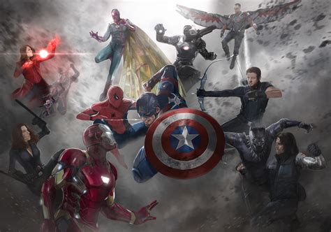 Captain America Civil War Movie Artwork Wallpaper,HD Movies Wallpapers ...