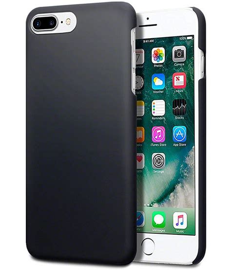 Apple Iphone 7 Cover by ClickAway - Black - Plain Back Covers Online at Low Prices | Snapdeal India