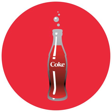 Coke Bottle Pop Art – Free Coca-Cola Vector Illustrations | Coca-Cola ...