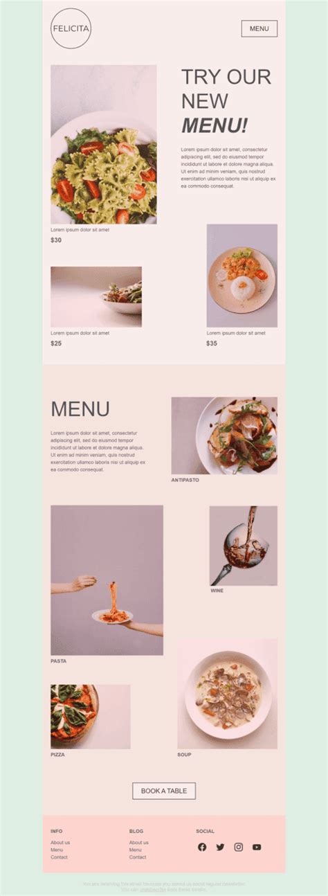 New menu Email Template by :full_name — Stripo.email