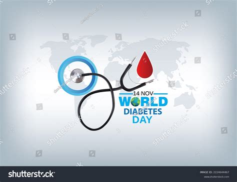 World Diabetes Day Awareness Poster Banner Stock Photo 2224644467 ...