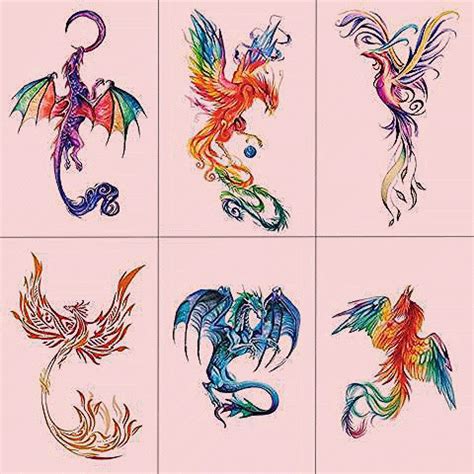 33 Amazing Phoenix Tattoo Ideas With Greater Meaning | Tattoos for kids, Phoenix dragon, Phoenix ...