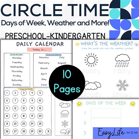 Preschool Circle Time Activities, Preschool, PreK Worksheets ...