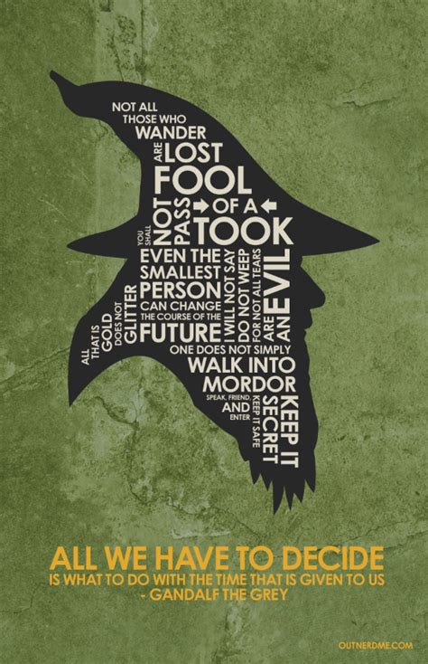 Lord of the Rings Quote Poster - Lord of the Rings Fan Art (38786065 ...