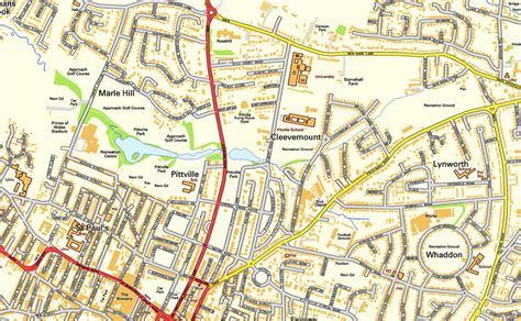 Cheltenham Street Map | I Love Maps