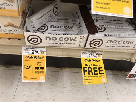 3 FREE No Cow Protein Bars at Safeway - Super Safeway