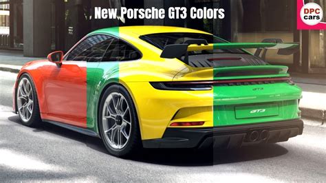 New 2022 Porsche GT3 992 911 Colors Revealed - YouTube