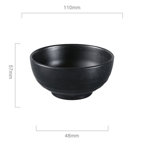 Large Miso Soup Bowl With Lid (Red & Black) Made In Japan