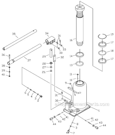 Hydraulic Bottle Jack Replacement Parts - Best Pictures and Decription ...