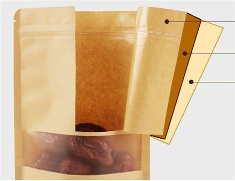 China Bakery Bags with Window Kraft Paper Bags Window Bags Coffee Bags ...